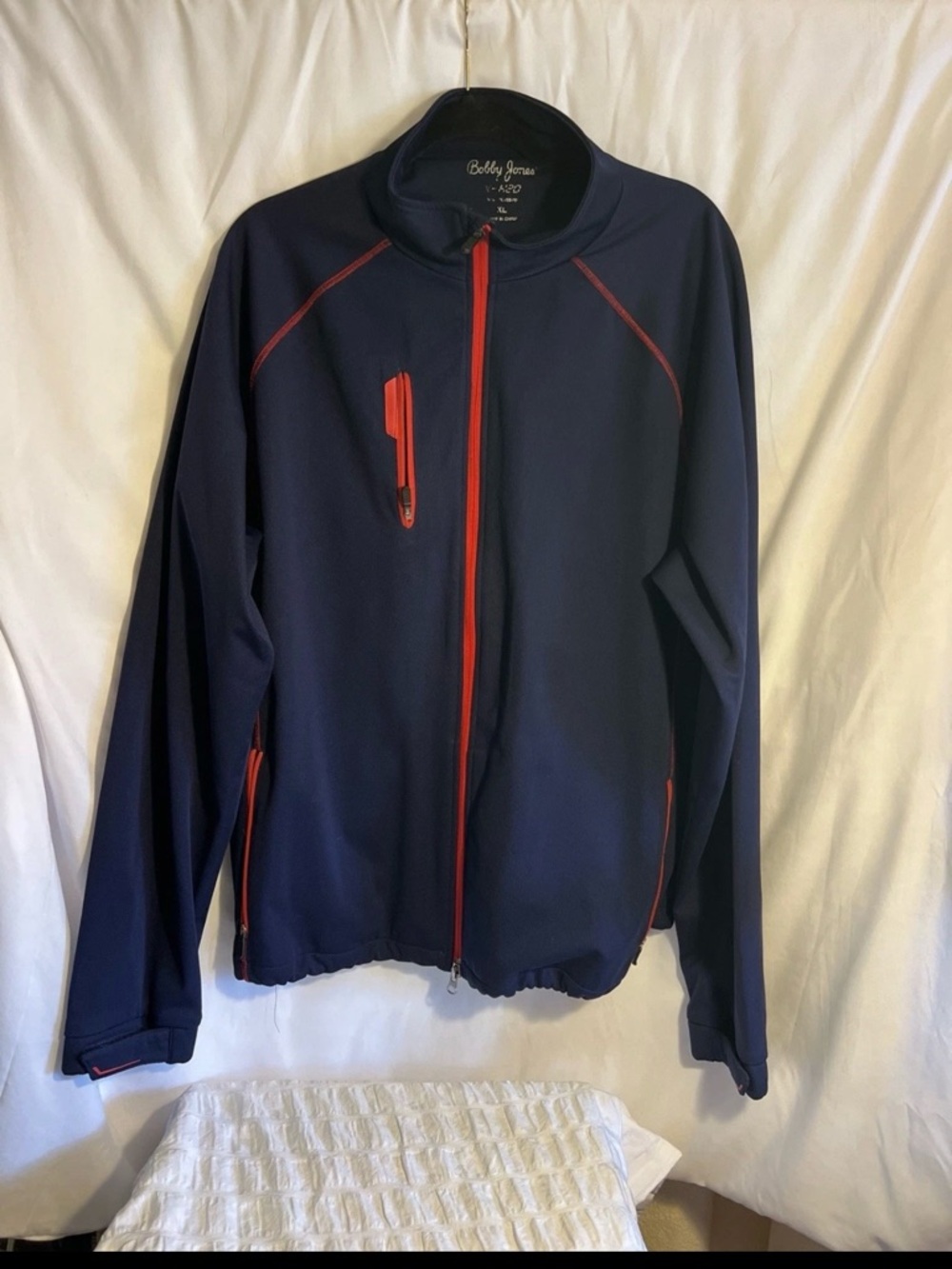 Sharp XL Bobby Jones Men's Navy Jacket with Red Trim
